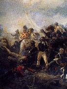 unknow artist Combat de Quiberon en 1795 oil painting on canvas